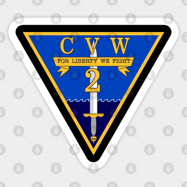 Carrier Air Wing 2 - CVW 2 Sticker by MBK